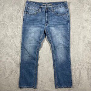 Cody James Men Jeans 36x32 Blue Denim Western Rodeo Cowboy Mid Rise